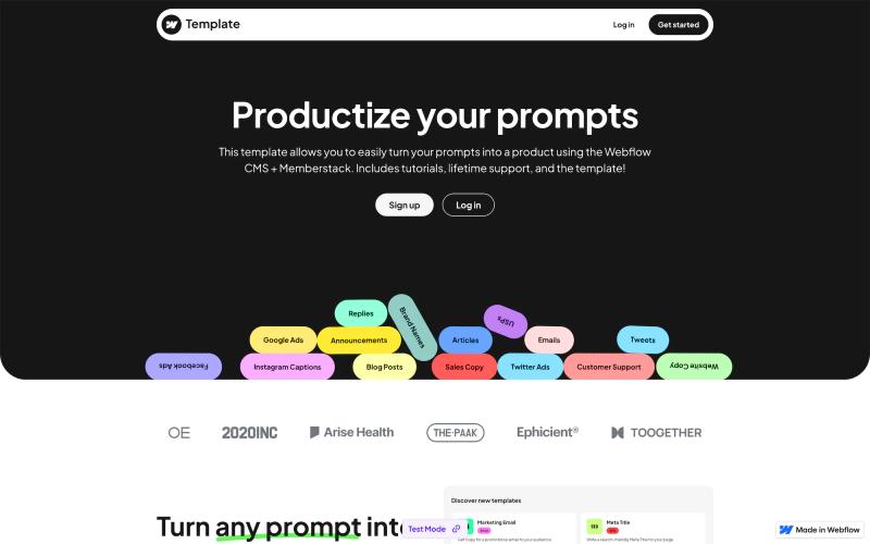 Premium AI Business Template