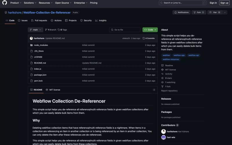 Webflow Collection De-referencer