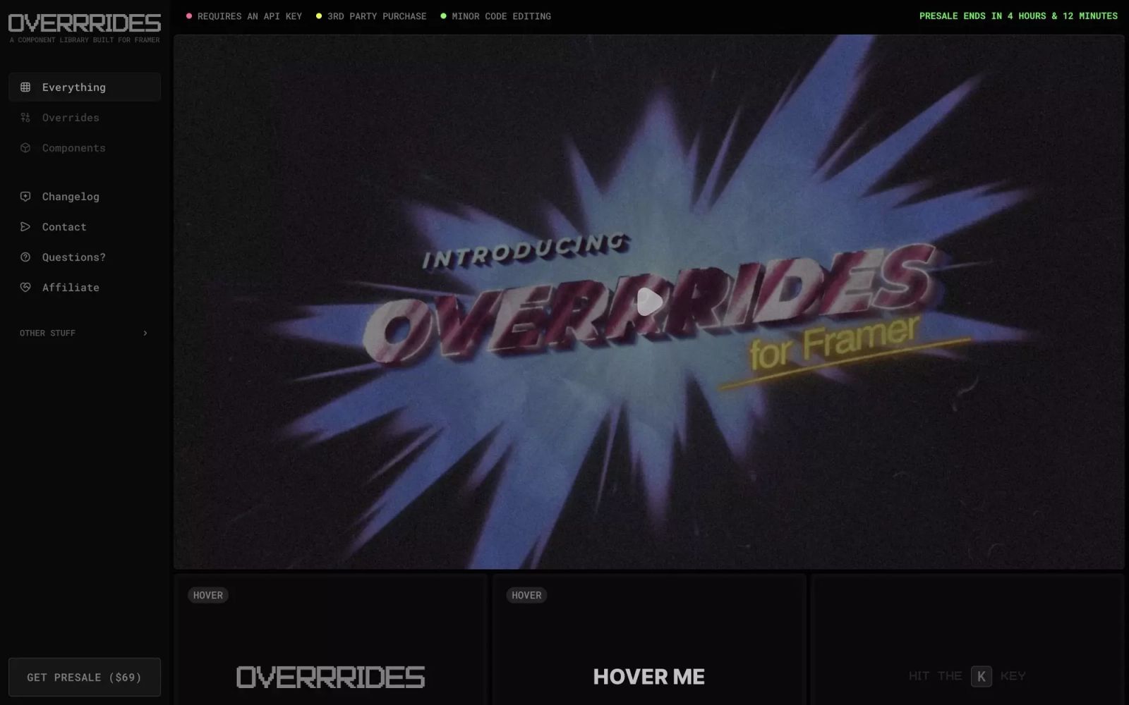 Overrrides