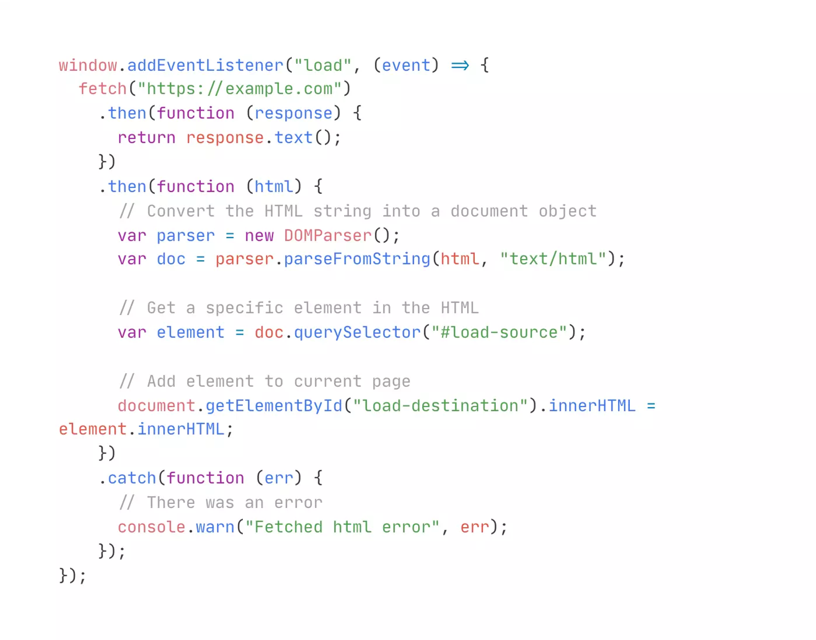 Fetch and Nest Content From Another Page