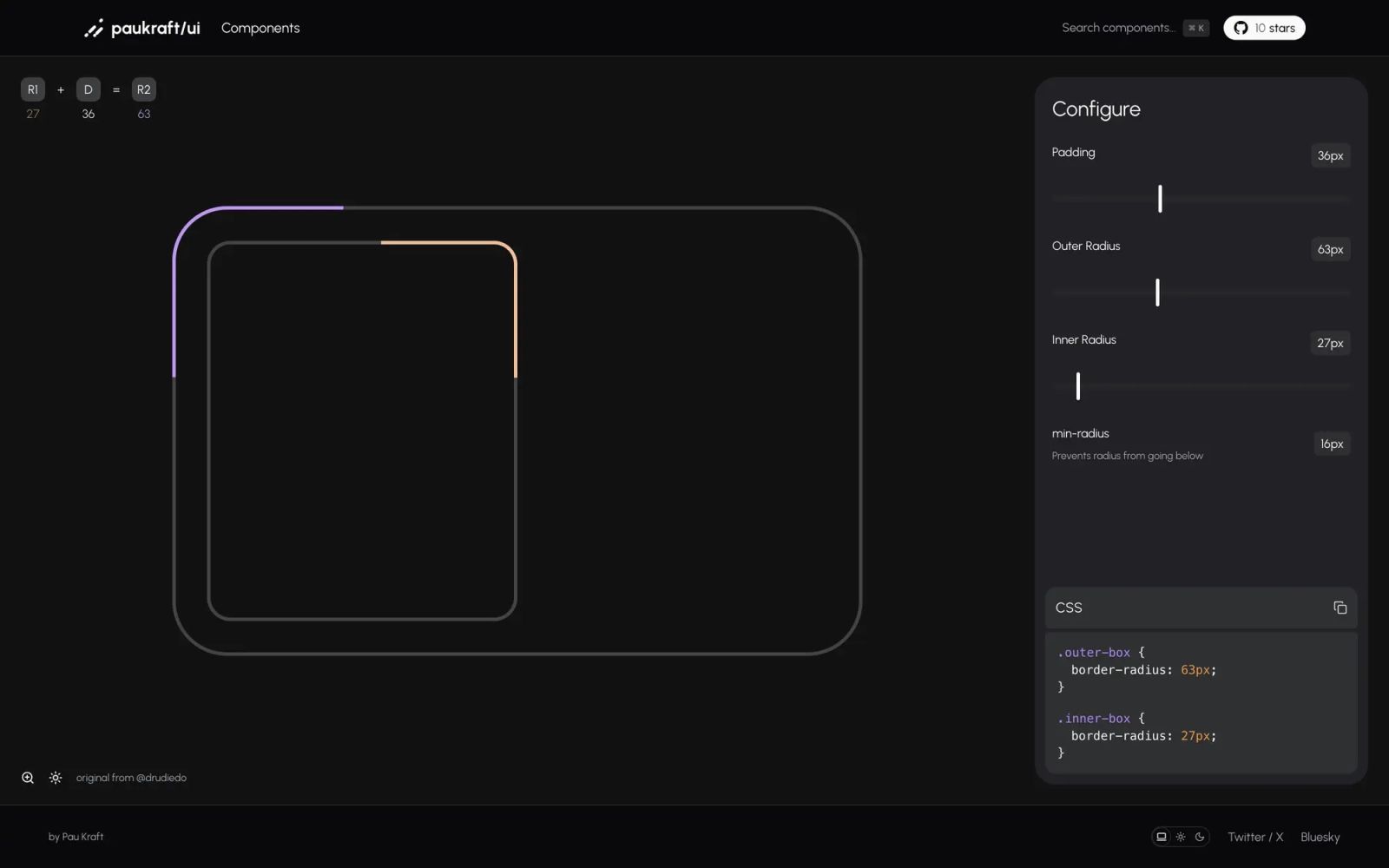 Radius Calculator
