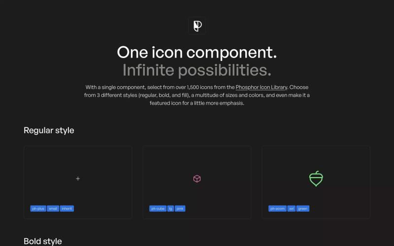 Phosphor Icon Component for Webflow
