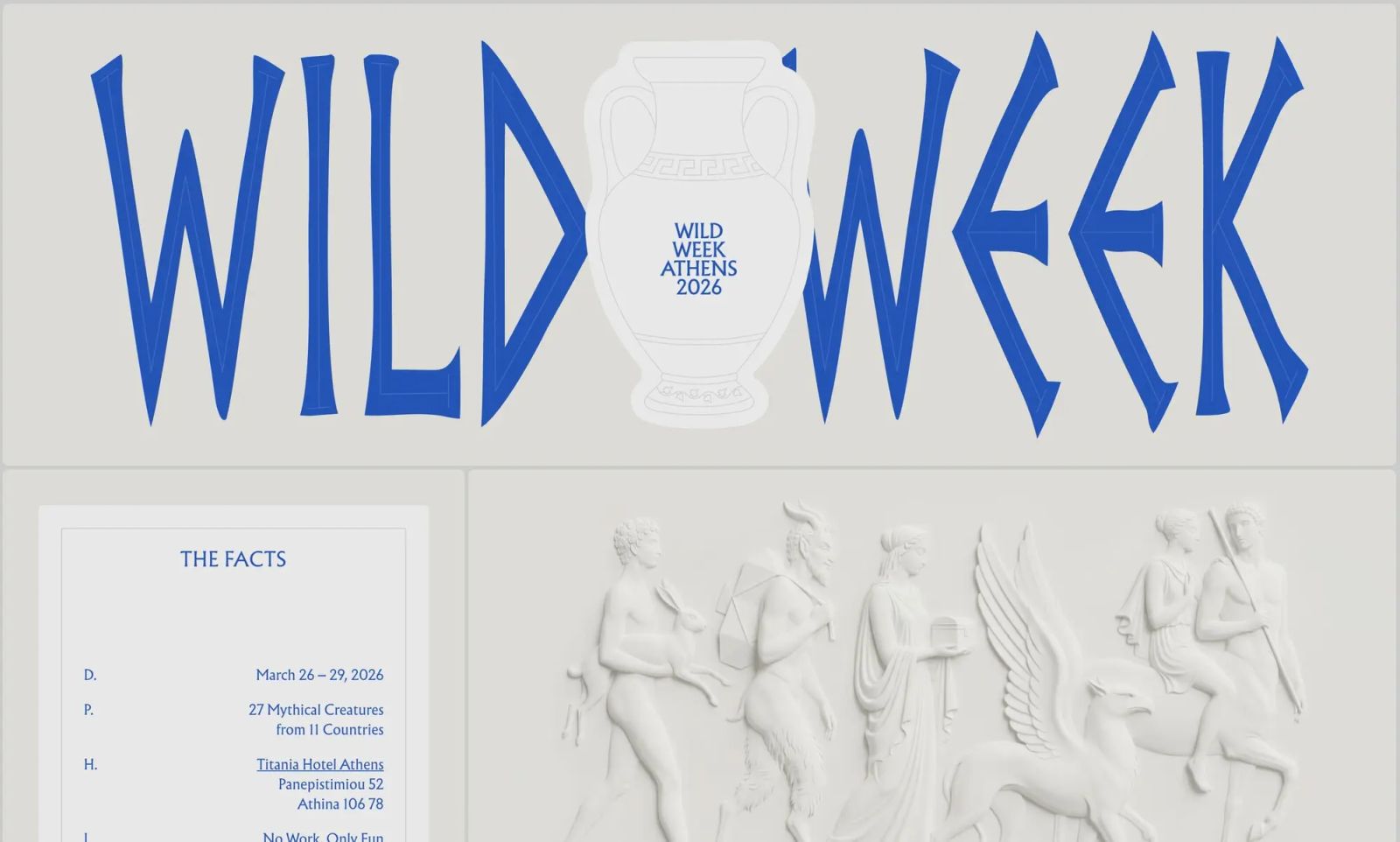 Wild Week Athens 2026