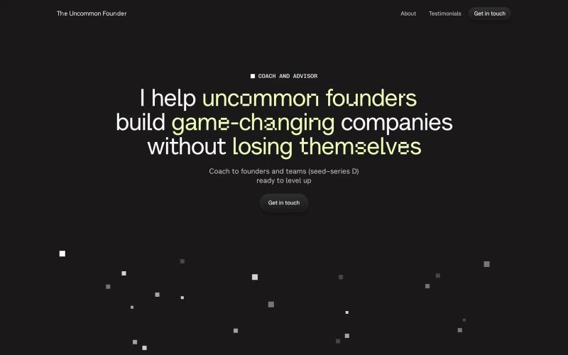 The Uncommon Founder