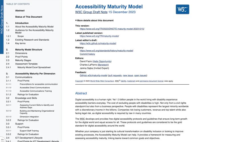 Accessibility Maturity Model