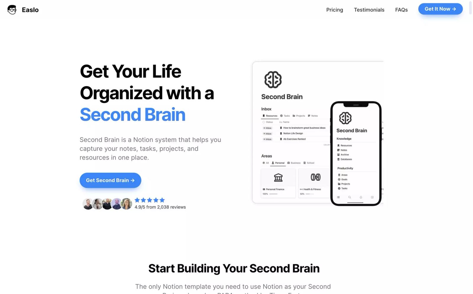 Notion Second Brain
