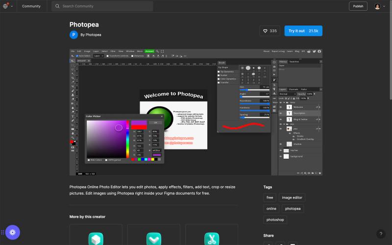Photopea for Figma