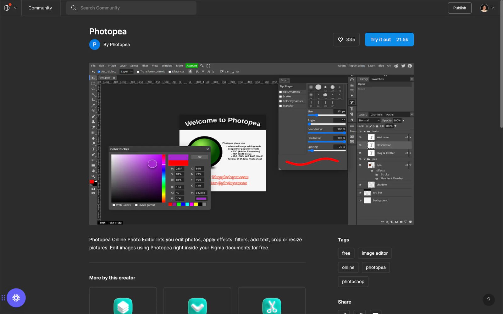 Photopea for Figma