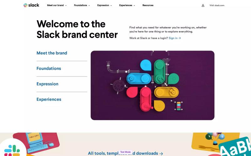 Slack Brand Center