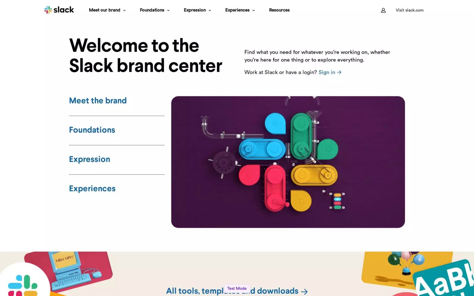 Slack Brand Center