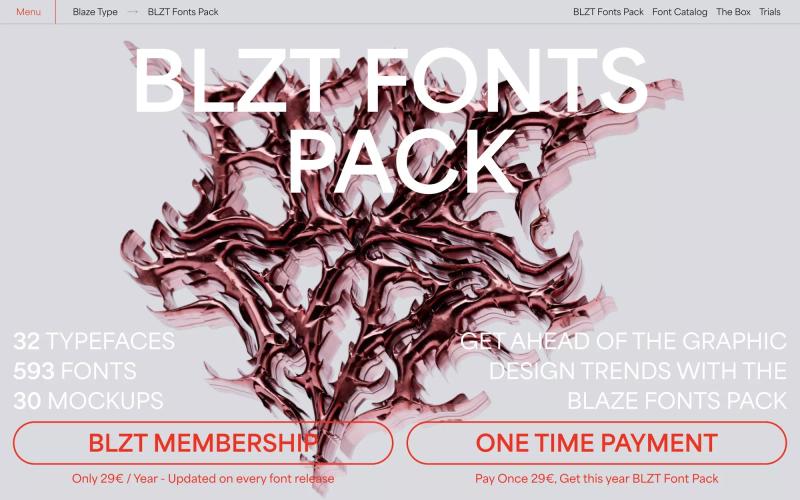 BLZT Fonts Pack