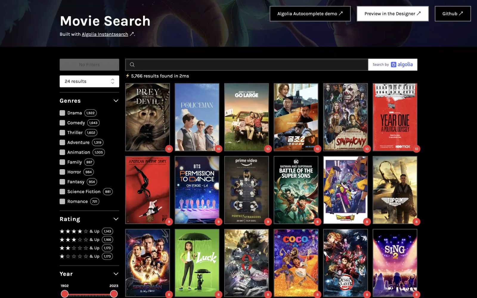 Algolia Instant Search in Webflow