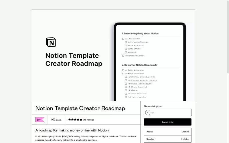 Creator Roadmap
