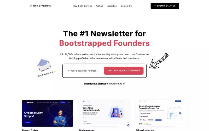 Tiny Startups
