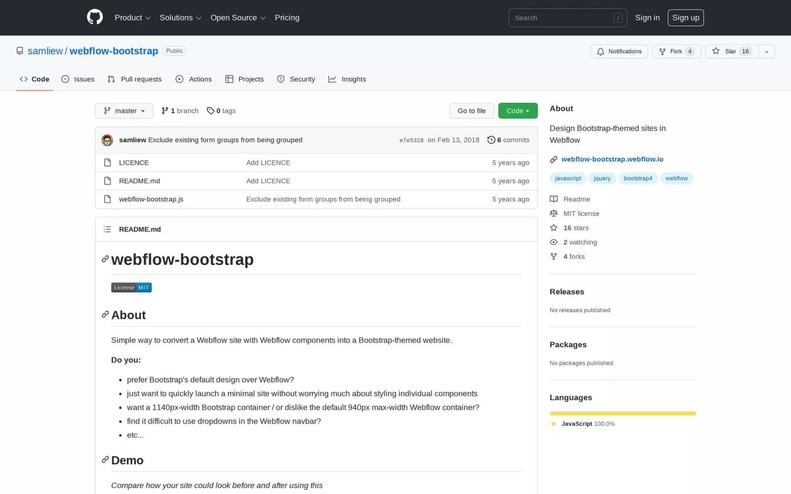 Design Bootstrap-themed sites in Webflow
