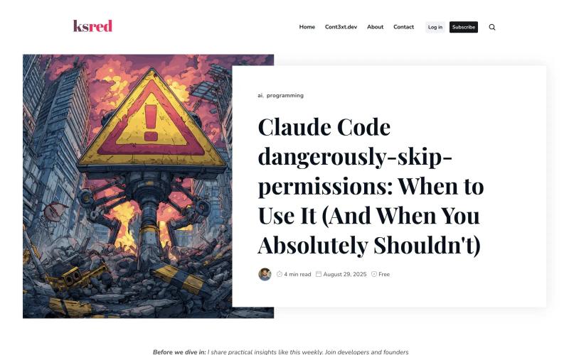 Claude Code dangerously-skip-permissions: Safe Usage Guide