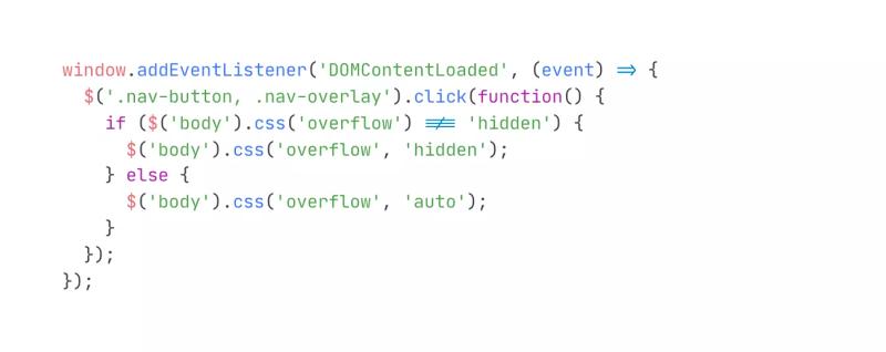 Prevent Body Scroll on Click