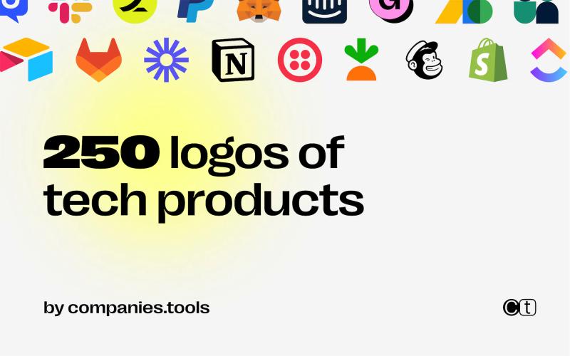 250 (500) Logos of Tech Products