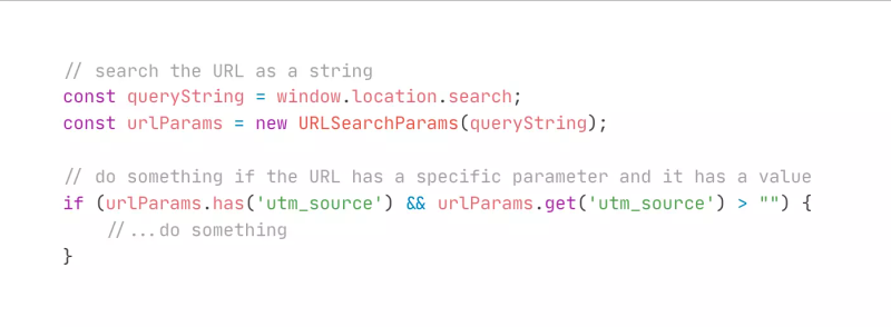 Get UTM Parameter Source From URL