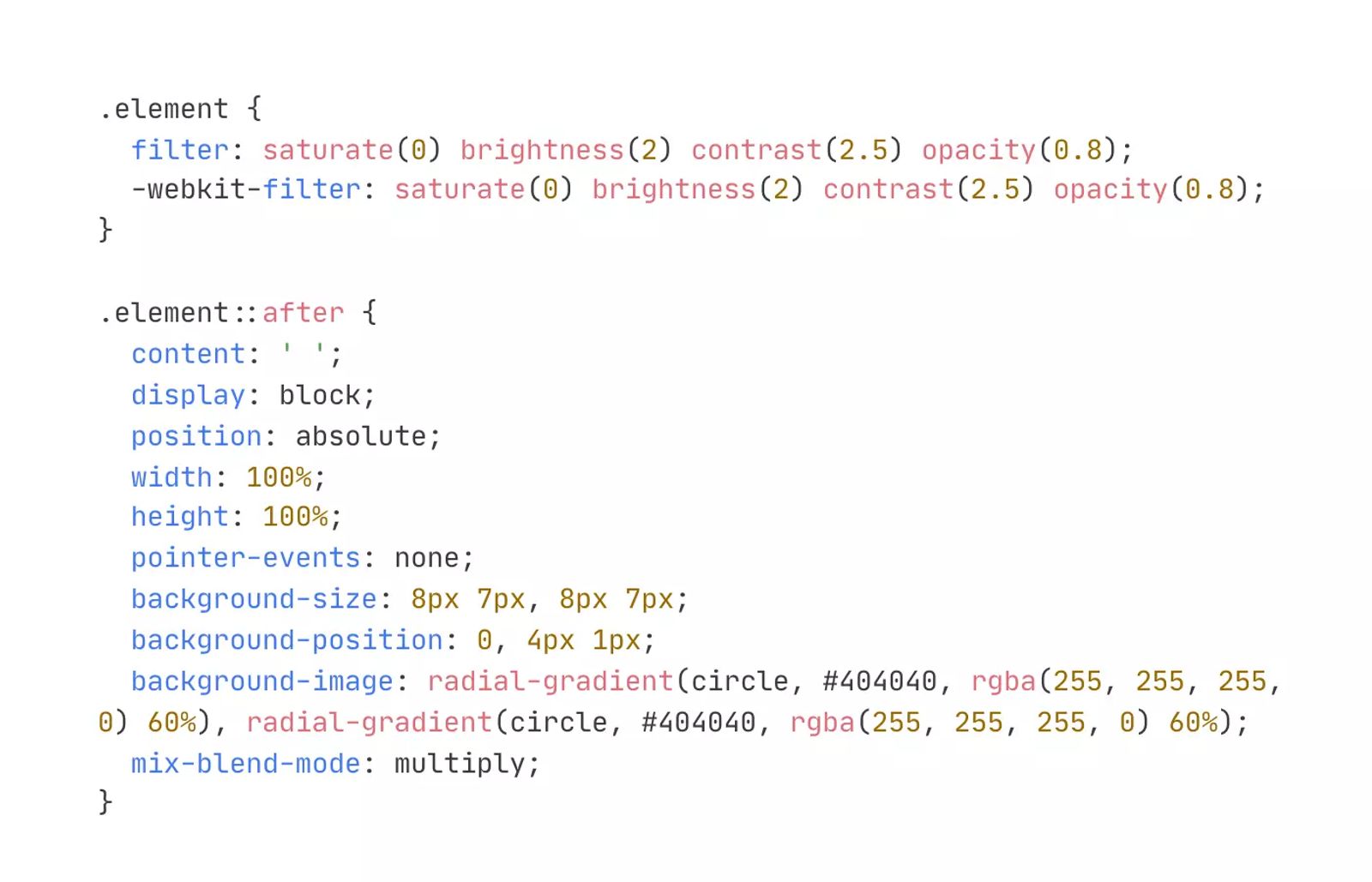 CSS Halftone Overlay Effect