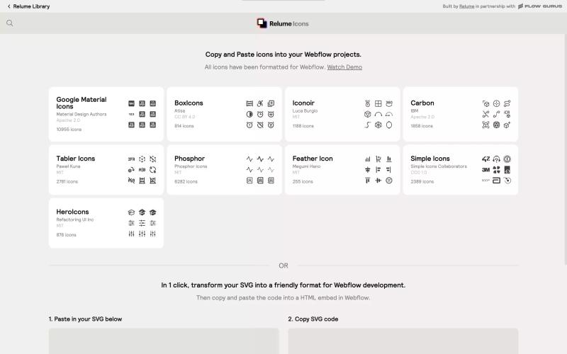 Relume Icon Library