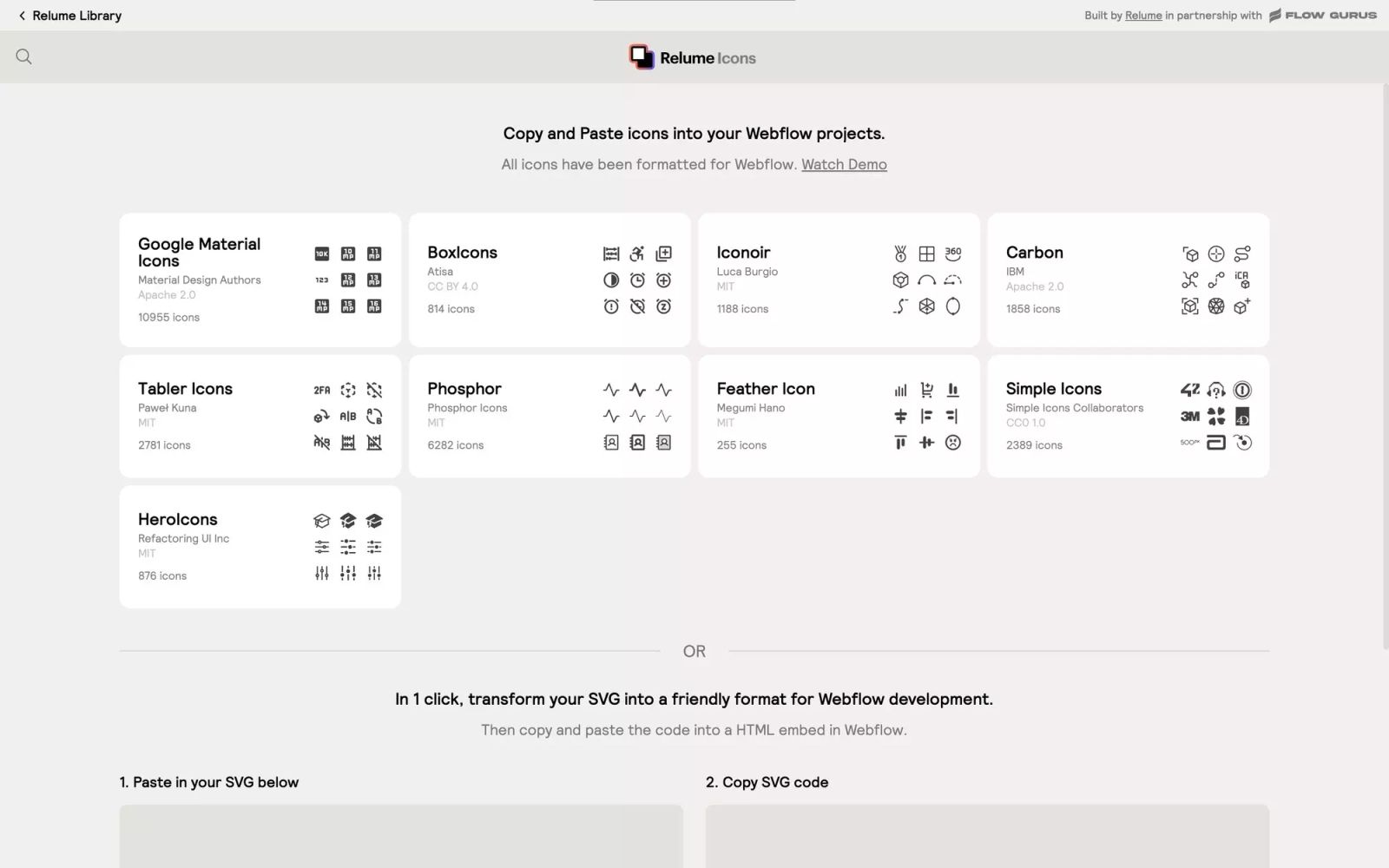 Relume Icon Library