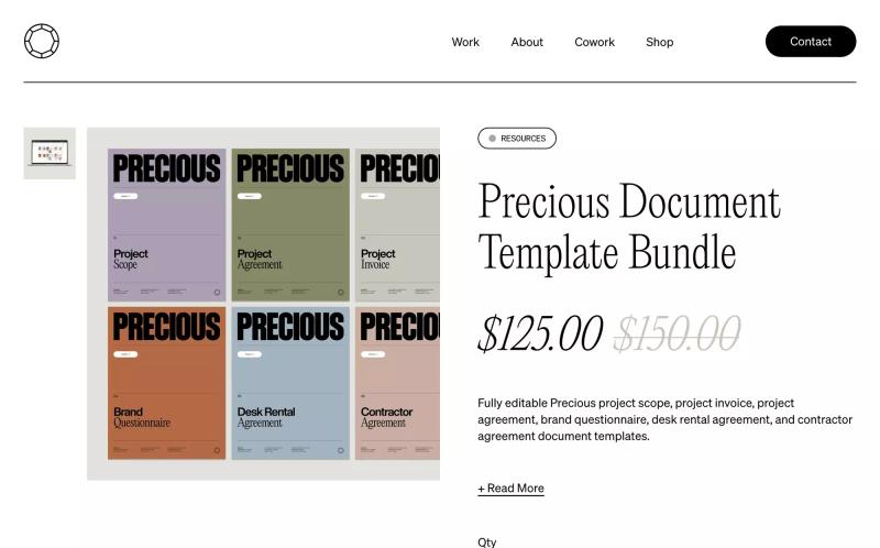 Precious Document Template Bundle
