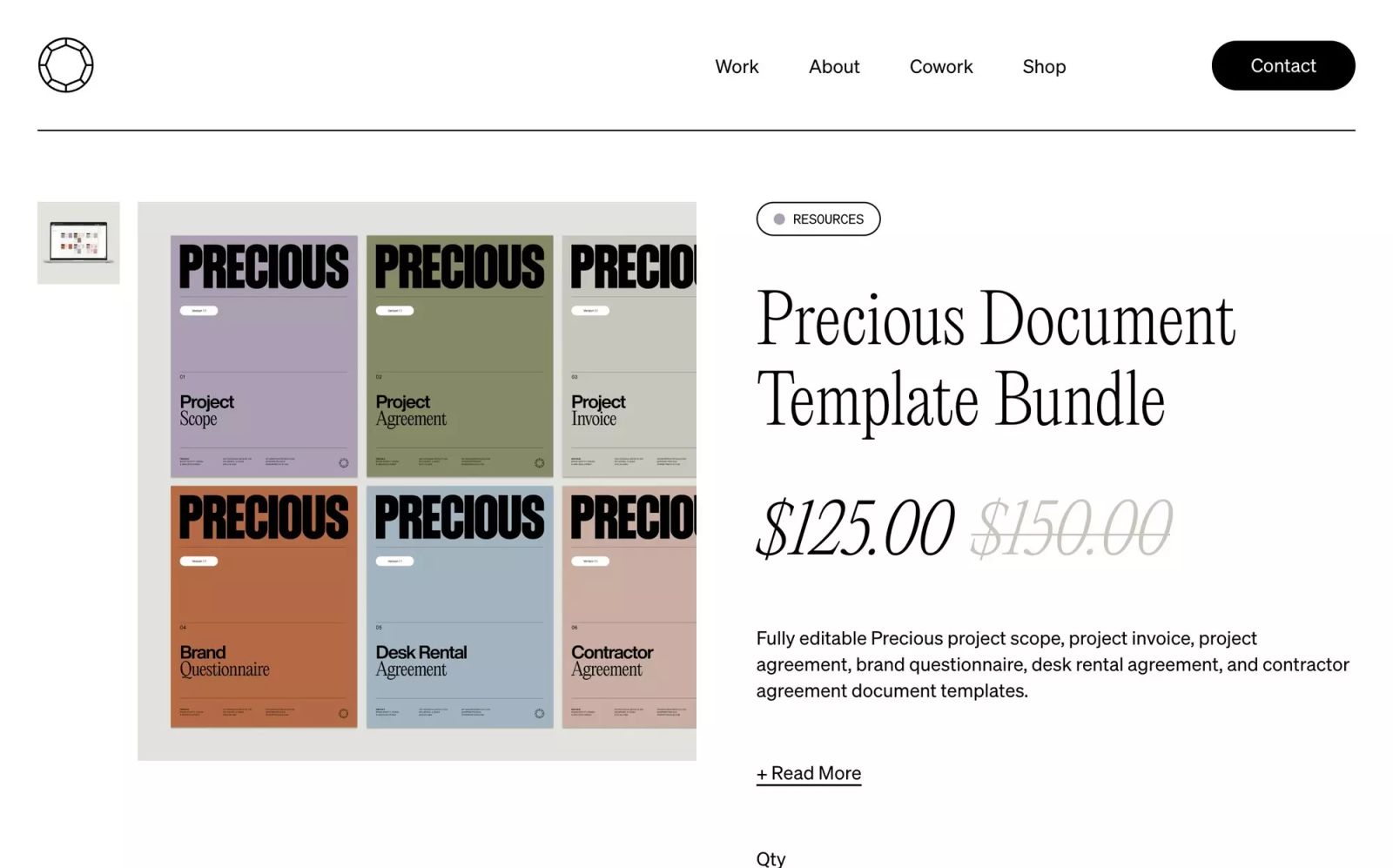 Precious Document Template Bundle