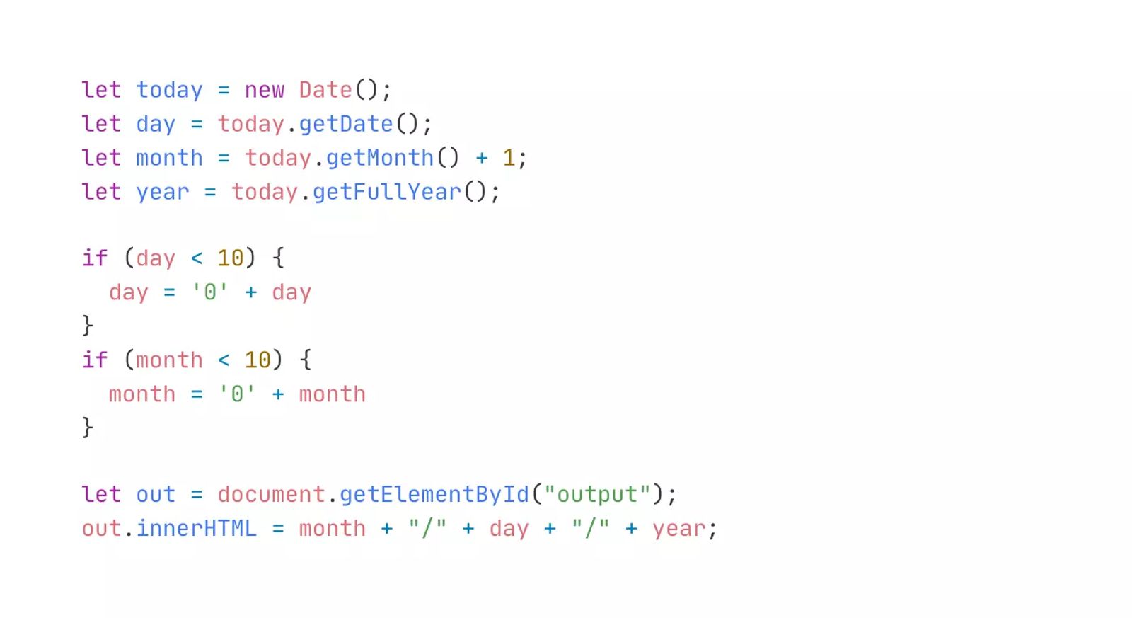 Set Text to Today's Date