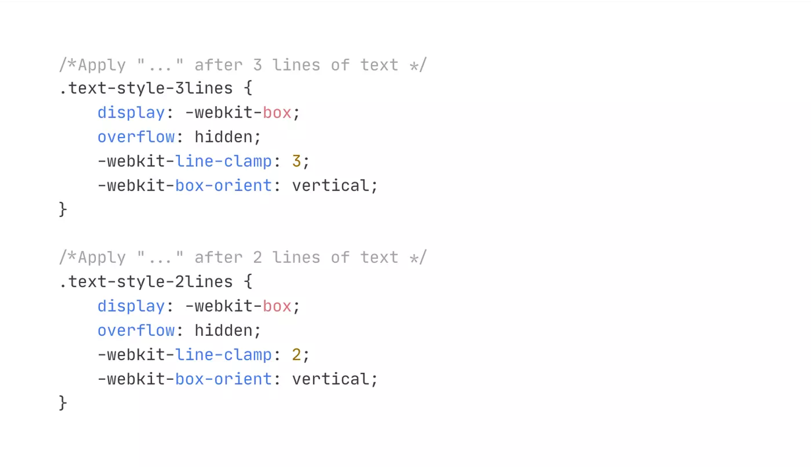 Multi-line Truncate