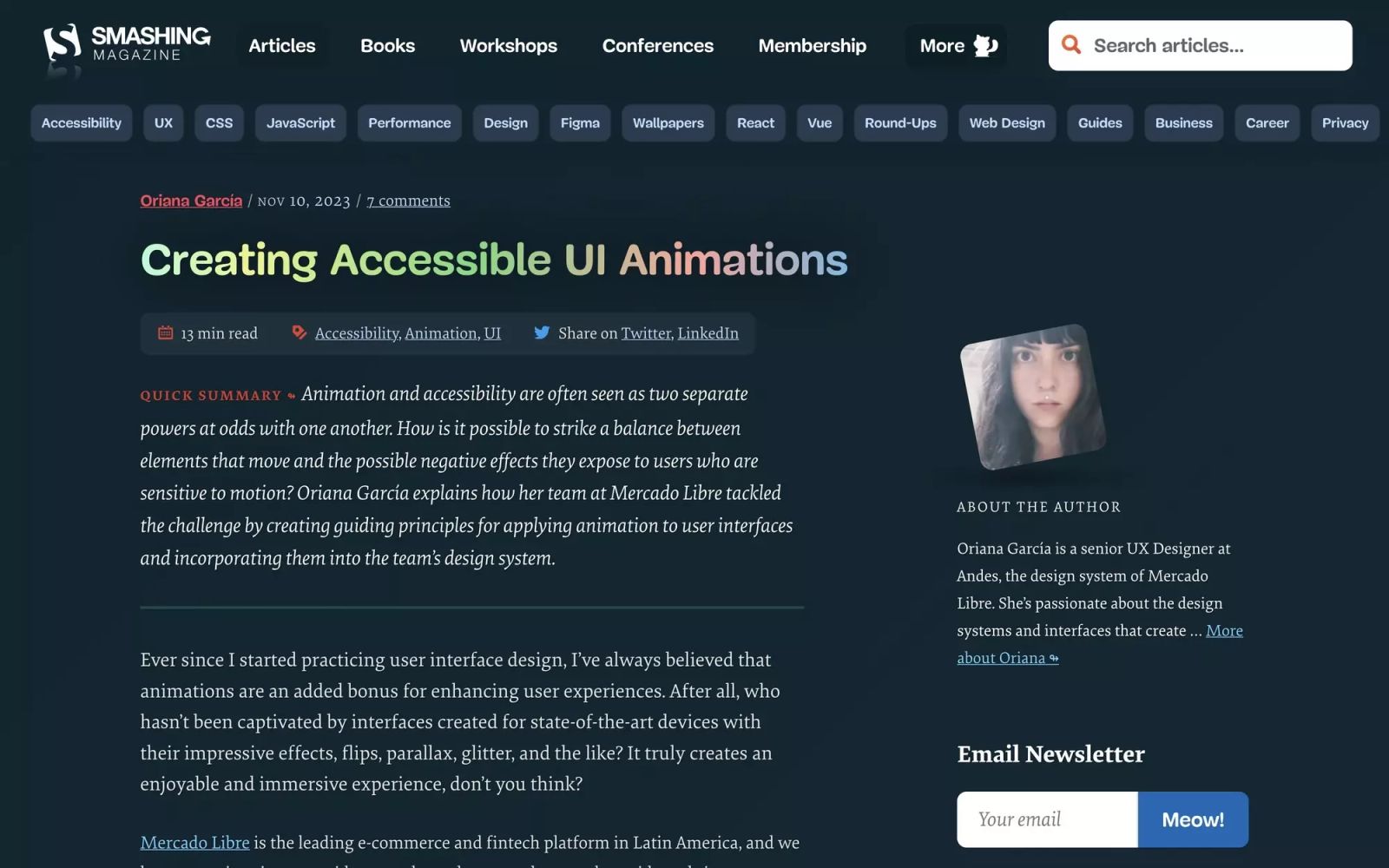 Creating Accessible UI Animations