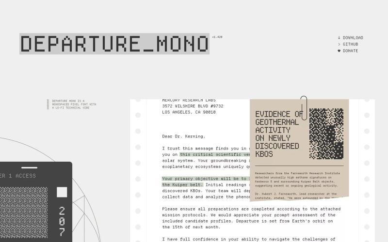 Departure Mono