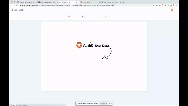 Auth0 + Webflow