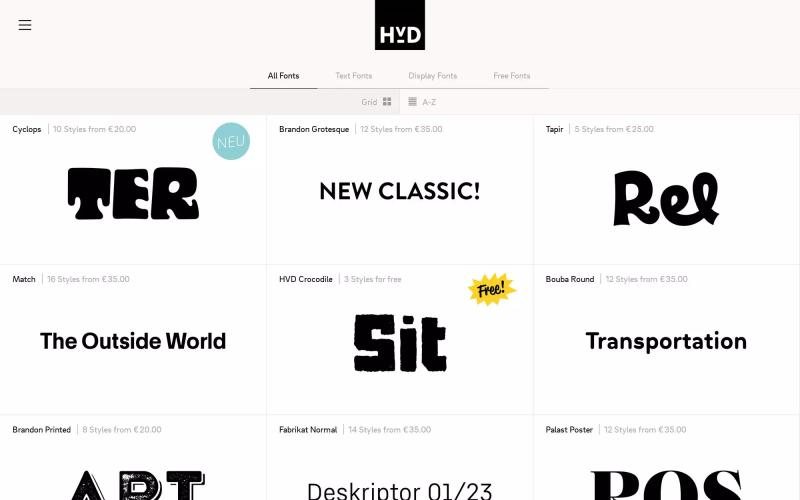 HvD Fonts