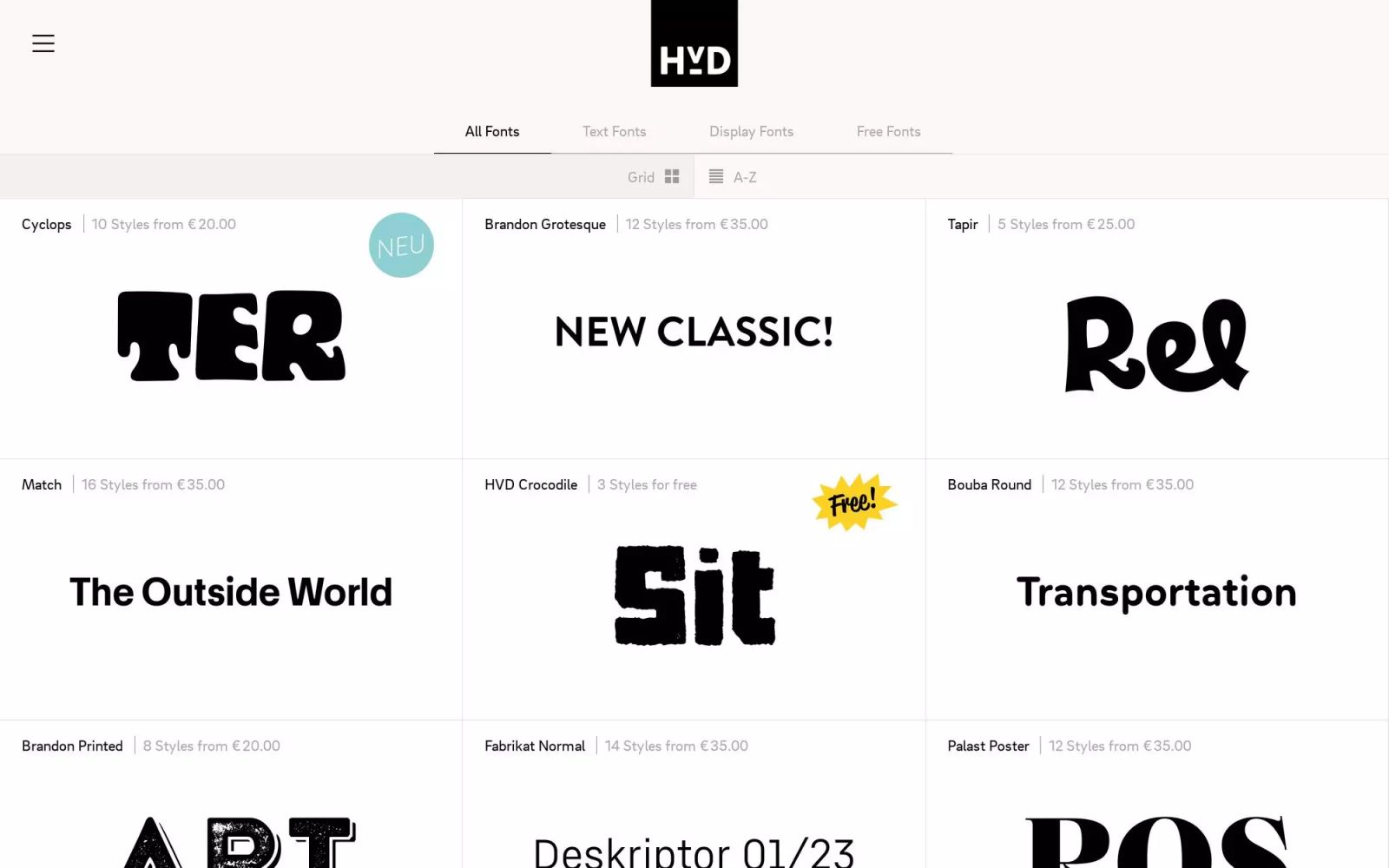 HvD Fonts