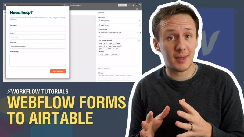 Webflow Forms to Airtable (without Zapier or Make)