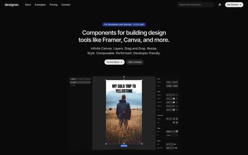 shadcn designer