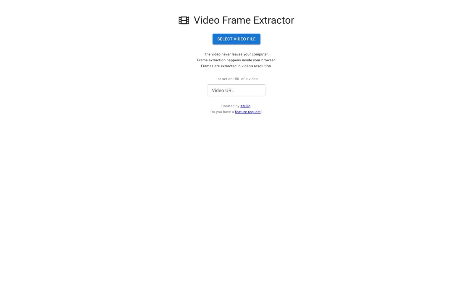 Video Frame Extractor