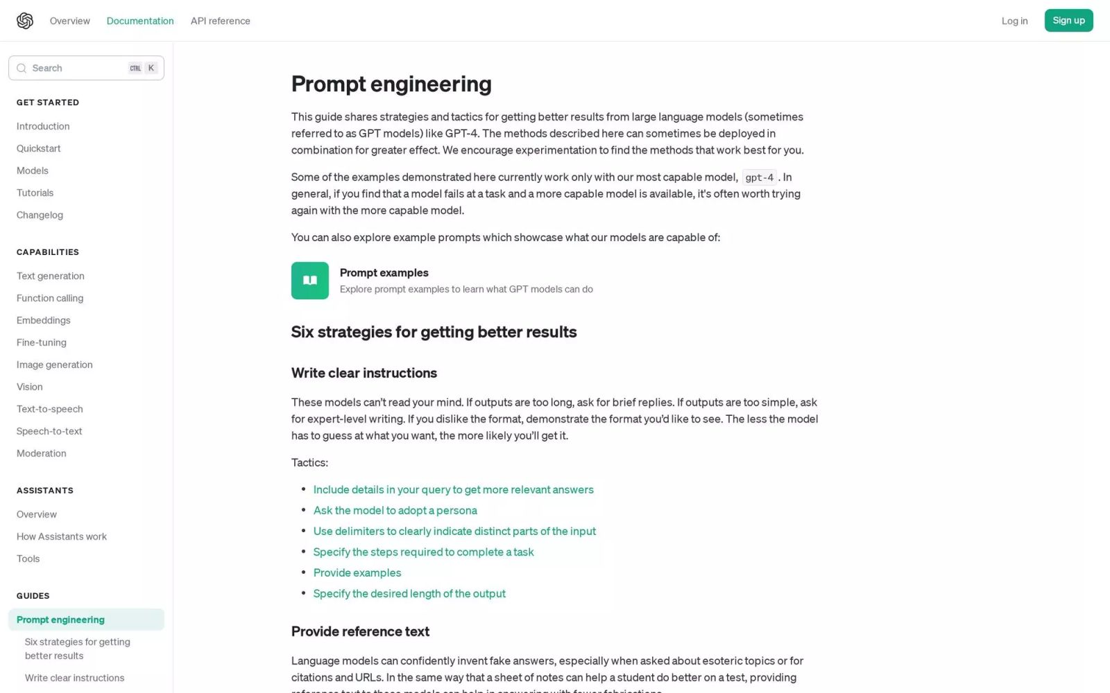 Prompt engineering