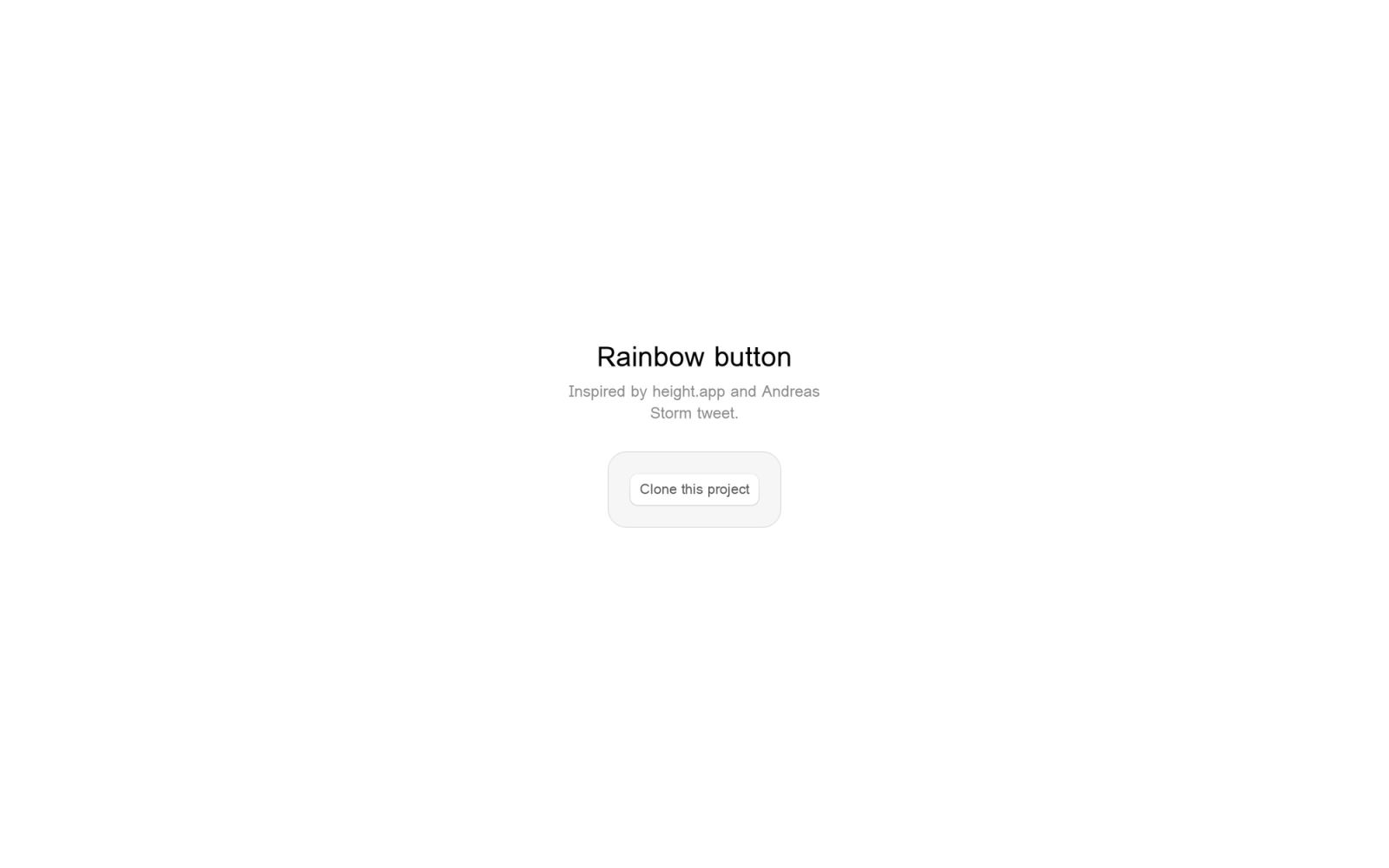 Rainbow Button for Webflow