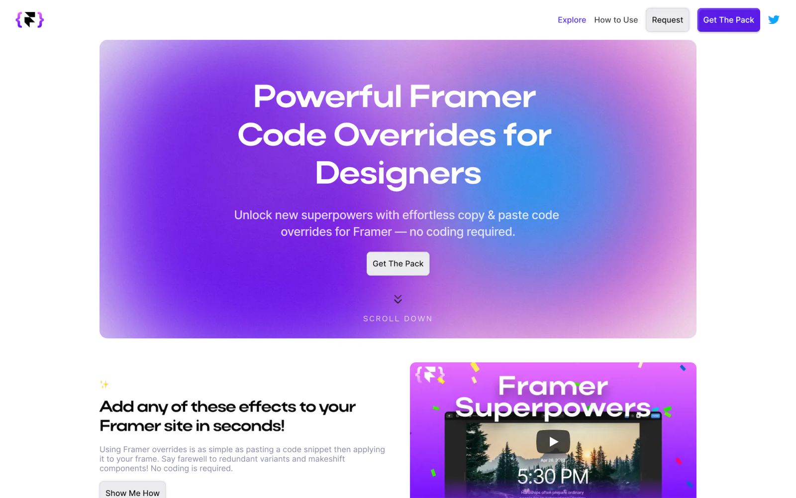 Framer Overrides