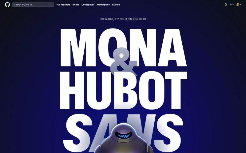 Mona Sans & Hubot Sans