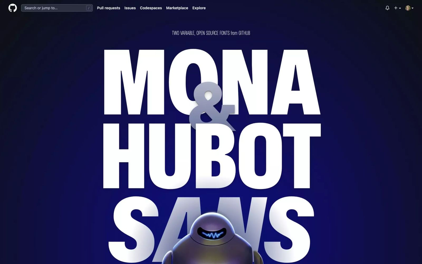 Mona Sans & Hubot Sans
