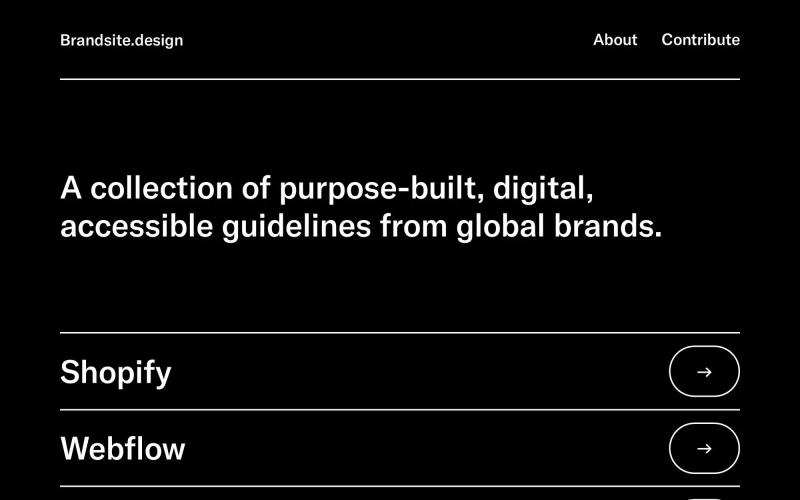 Brand Site Design