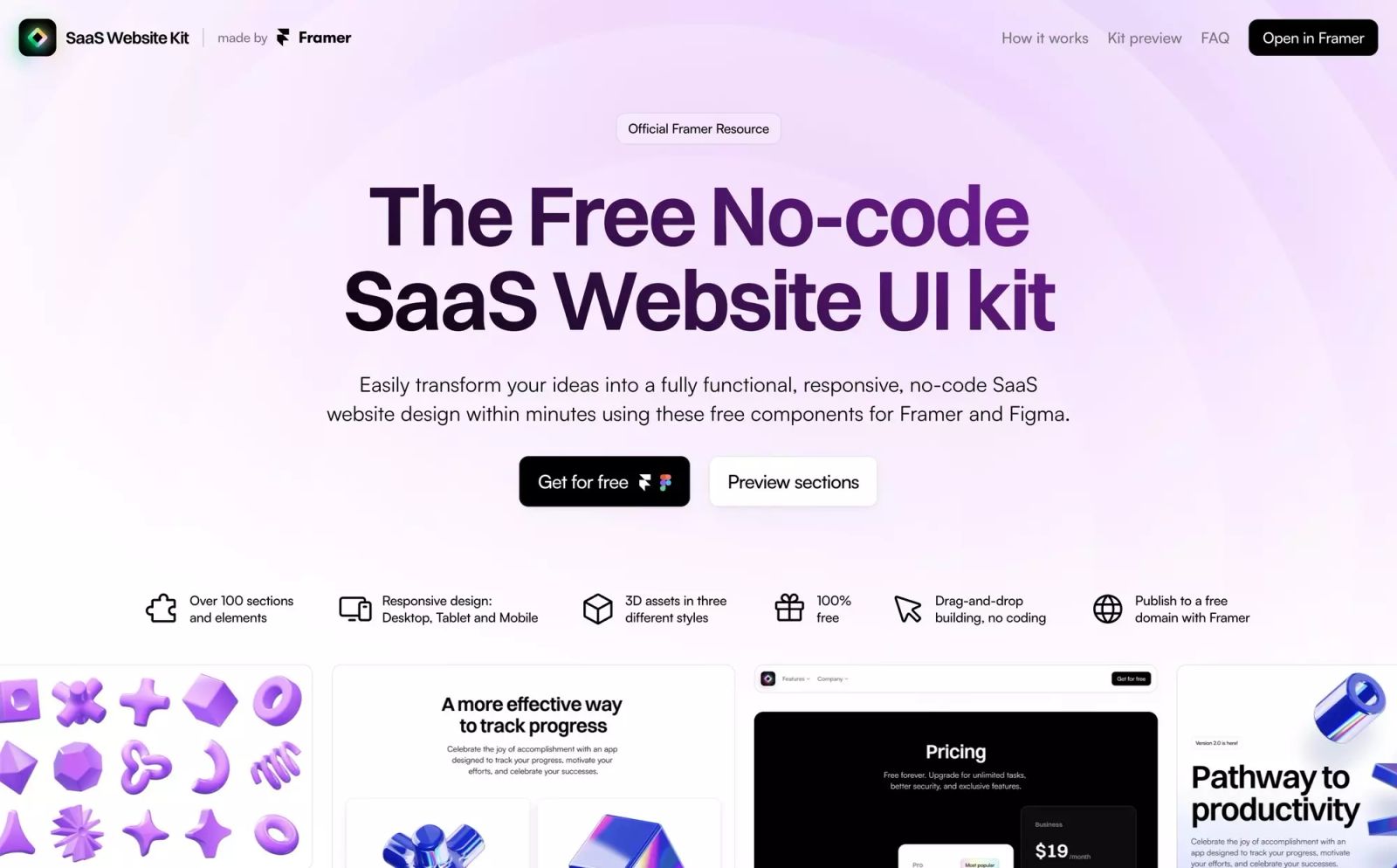 SaaS Website Kit
