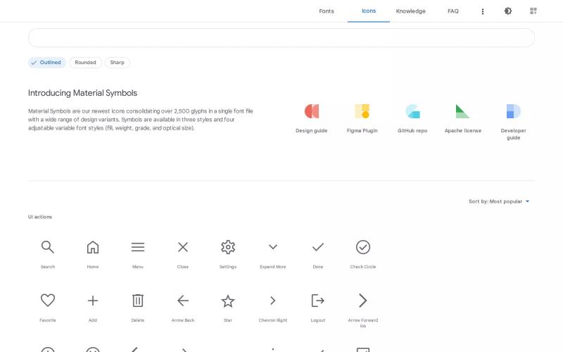 Material Symbols and Icons - Google Fonts