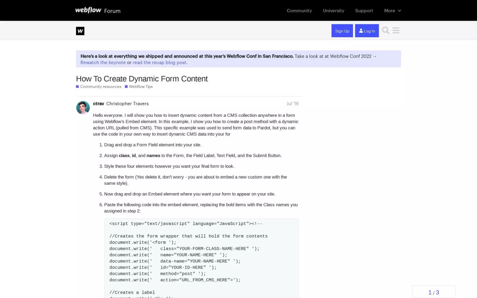 How To Create Dynamic Form Content