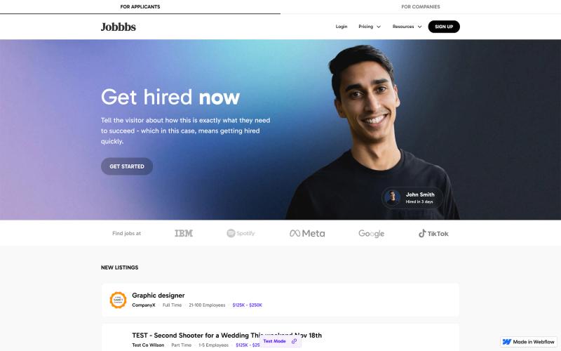 Premium Job Board Template