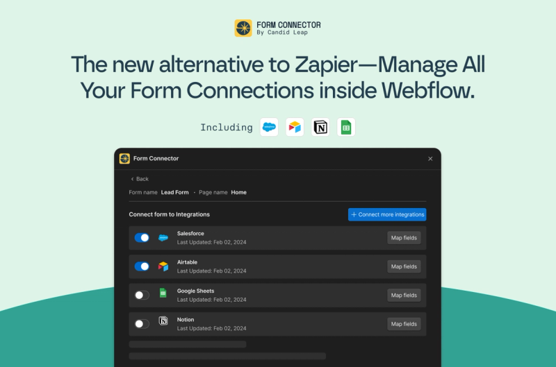 Form Connector Webflow App