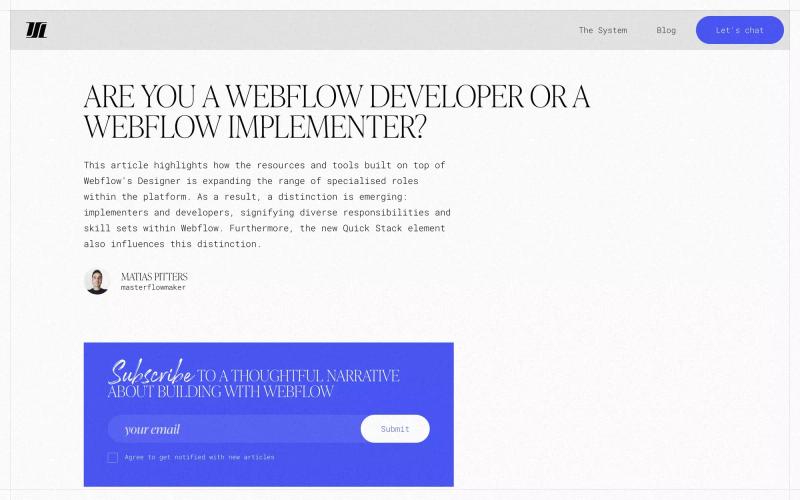 Are you a Webflow Developer or a Webflow Implementer?